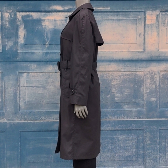 DEFENCE LOGISICS AGENCY OFFICIAL WOMANS ALL WEATHER LINED ARMY TRENCH COAT - Picture 11 of 17